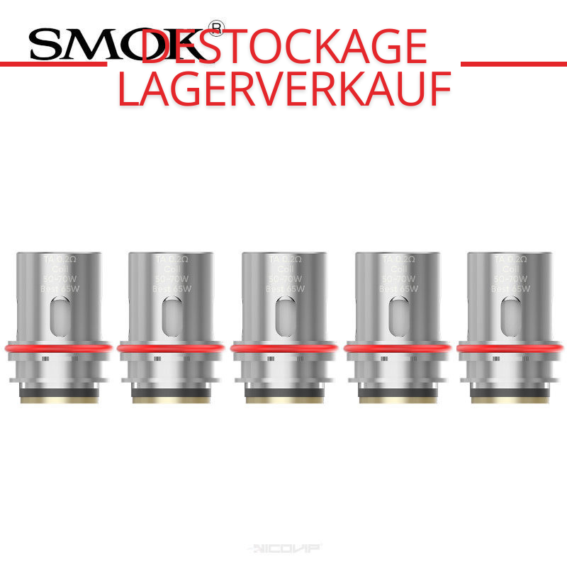 Pack de 5 résistances TA par Smoktech