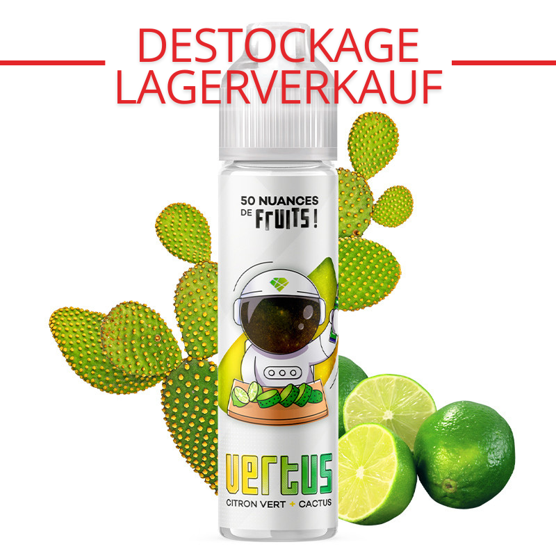 50 ml E-Liquid Vertus Aromen von Limette und Kaktus