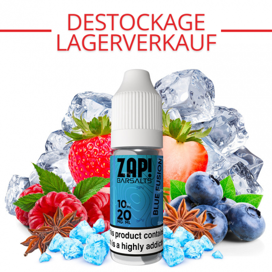 Blue Fusion - Sels de nicotine - Zap! Barsalts by Zap! Juice | 10 ml