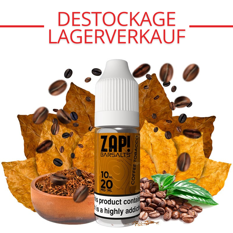 E-liquid Coffee Tobacco - Zap! Barsalts by Zap! Juice