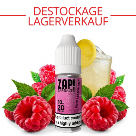 Pink Lemonade - Nicotine salts - Zap! Barsalts by Zap! Juice | 10 ml