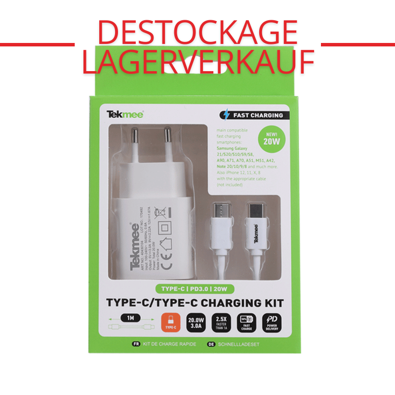 Kit Chargeur Type C 3A - Tekmee