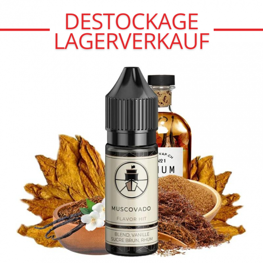 Muscovado ( Rum, Vanille, Classic Blond Tabak) - Flavor Hit | 10ml