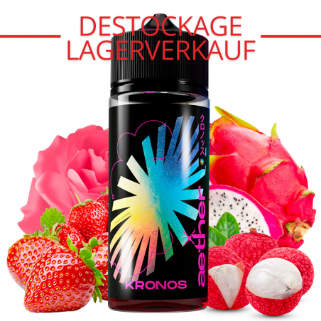 E-Liquid Kronos ( Erdbeere, Pitaya, Litschi & Rosenblüte) - ÆTHER | 80 ml "Shortfill 120 ml"