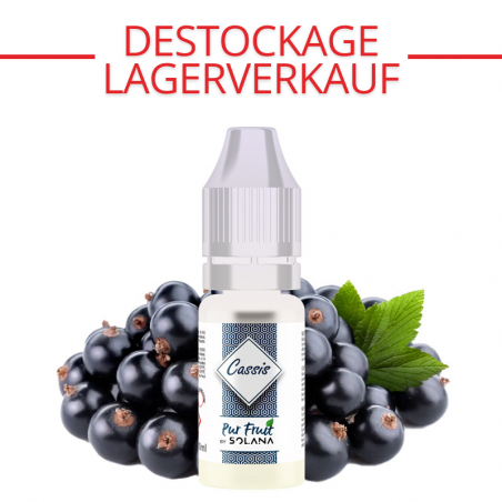 E-Liquid Schwarze Johannisbeere - Pur Fruit by Solana | 10 ml