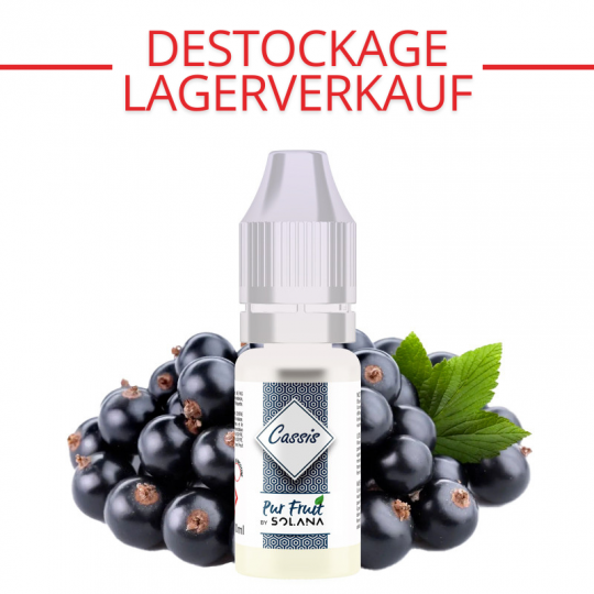 E-liquide Cassis - Pur Fruit by Solana | 10 ml