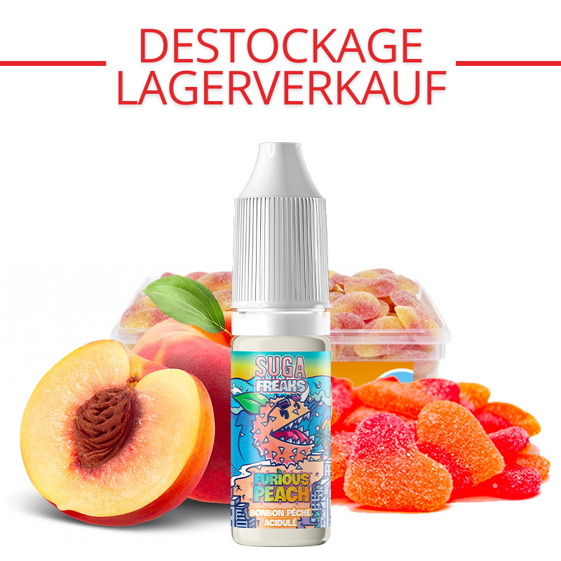 E-Liquid Furious Peach ( Pfirsichbonbon) - Suga Freaks by Alfaliquid | 10ml