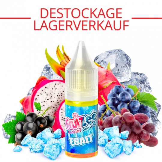 Bloody Dragon Fruizee ( Drachenfrucht, Traube & Johannisbeere) - Nikotinsalze - Esalt by Eliquid France | 10 ml