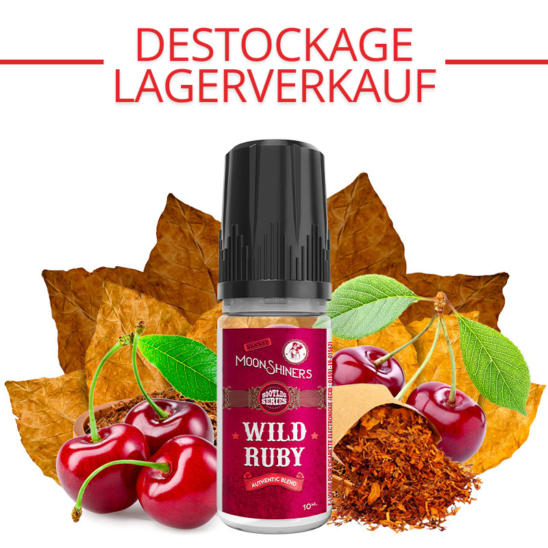 Eliquide goût cerise et classic Wild Ruby Authentic Blend