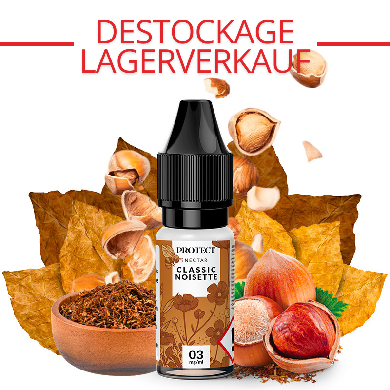 E-Liquid Classic Haselnuss - Nectar by Protect | 10 ml