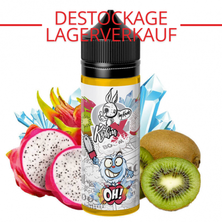 Oh! (Drachenfrucht, Kiwi & Ice) - K'ohmX by Knoks | 50 ml "Shortfill 75 ml"