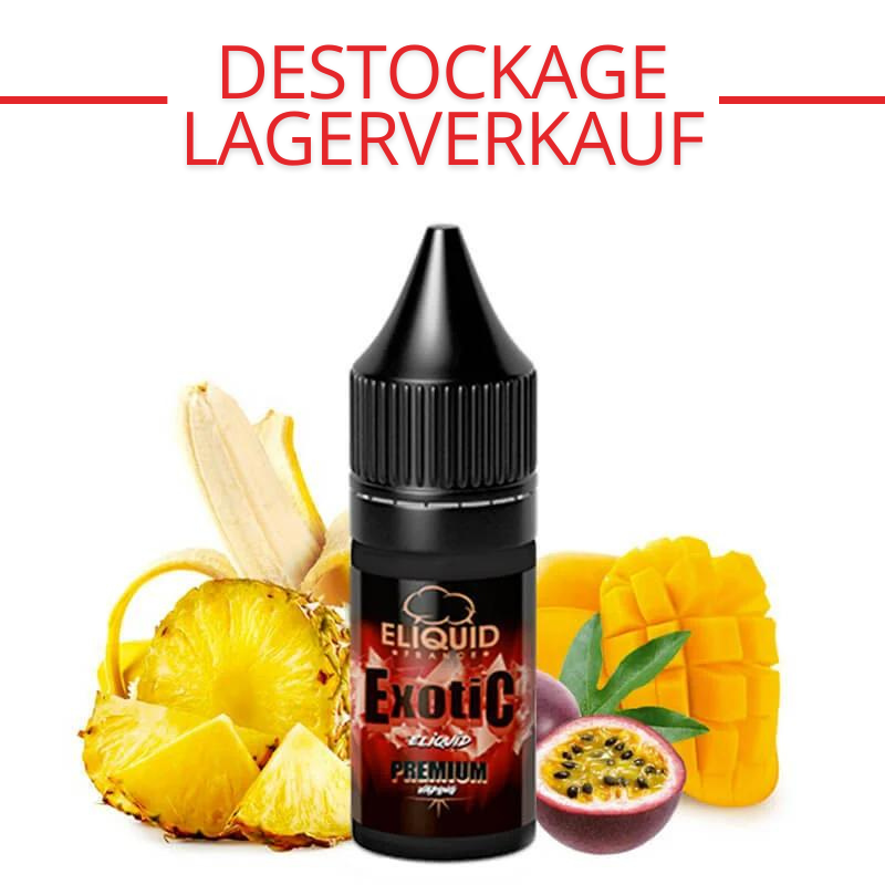 E-Liquid Exotic (Banane, Mango, Maracuja & Ananas) - Premium by Eliquid France | 10ml