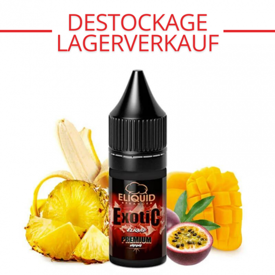 Exotic (Banane, Mango, Maracuja & Ananas) - Premium by Eliquid France | 10ml