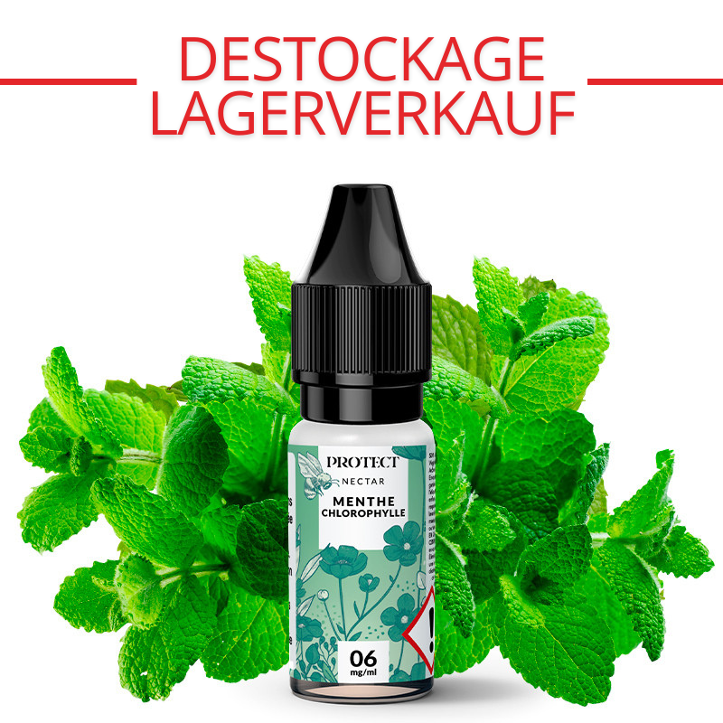 E-liquide 10 ml Nectar par Protect saveur Menthe Chlorophylle