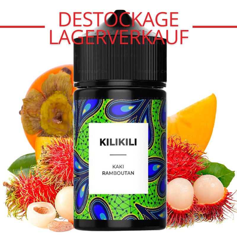 50 ml E-Liquid Kilikili (Rambutan & Kaki) von Wax by Solana