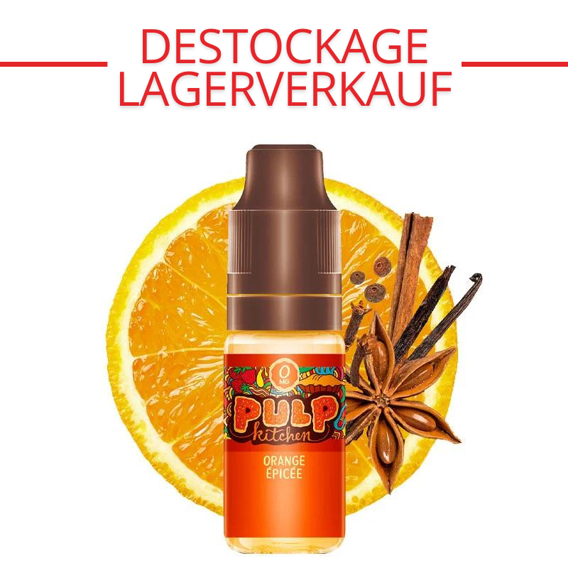 DESTOCKAGE : Orange Épicée - Pulp Kitchen by Pulp | 10ml - 0 mg