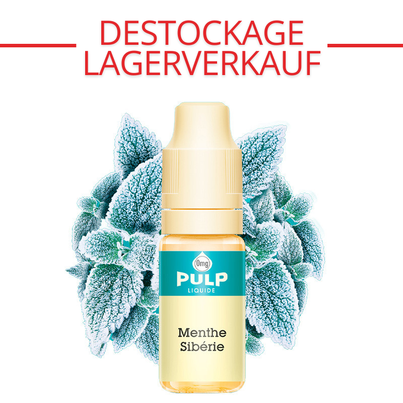 DESTOCKAGE : Menthe Sibérie - Pulp | 10 ml - 6 mg