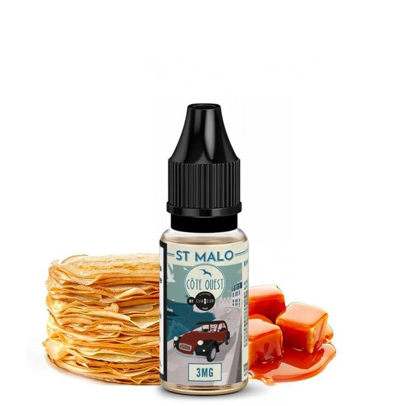 10 ml E-Liquid St Malo (Pfannkuchen, Karamell & gesalzene Butter) von  Côte Ouest By Curieux