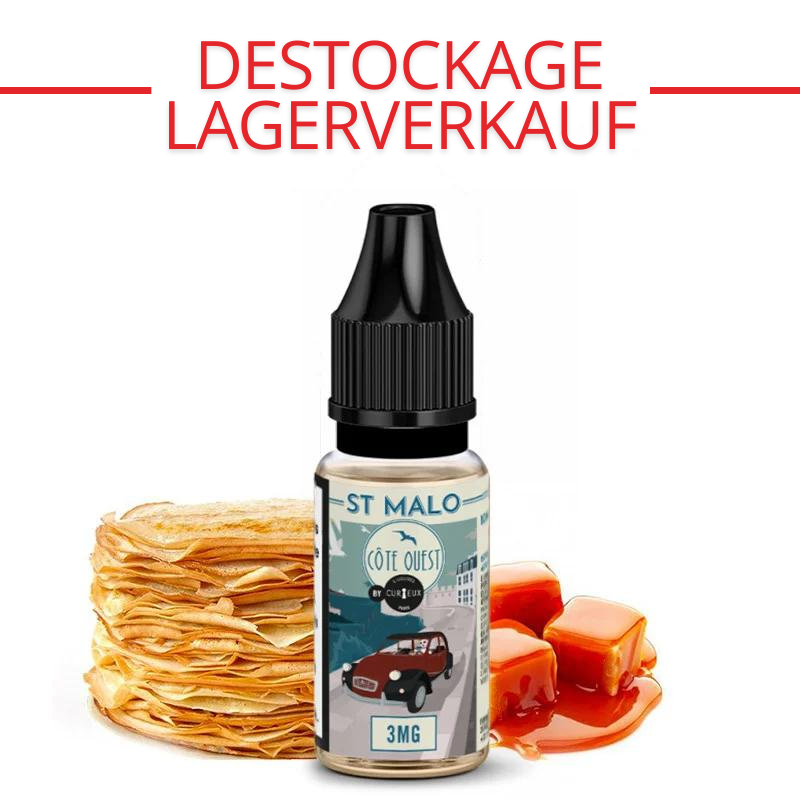 DESTOCKAGE : St Malo - Côte Ouest By Curieux | 10ml - 0 mg