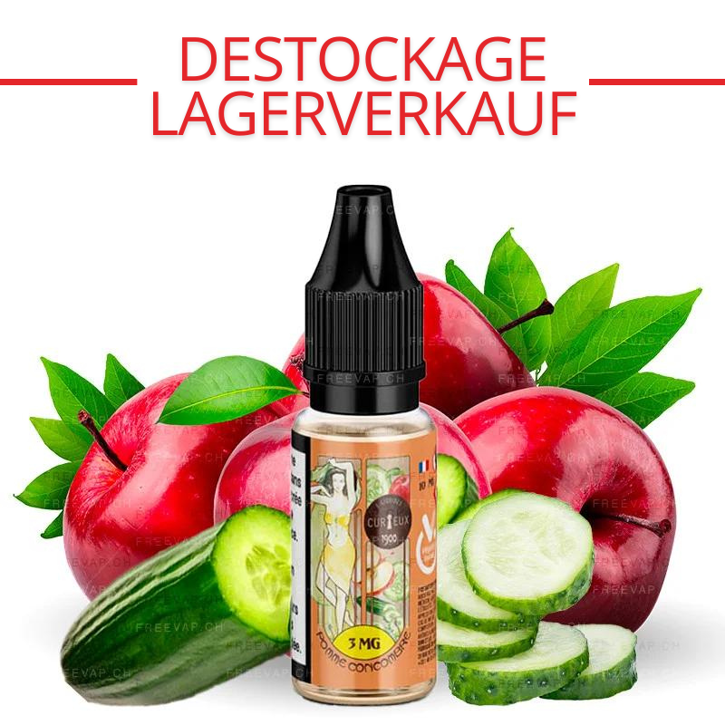 LAGERVERKAUF : Apfel Gurke - Édition 1900 By Curieux | 10ml - 0 mg