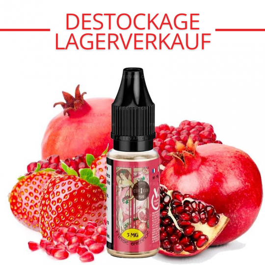 Fraise Grenade 3mg 10ml - 1900 by Curieux