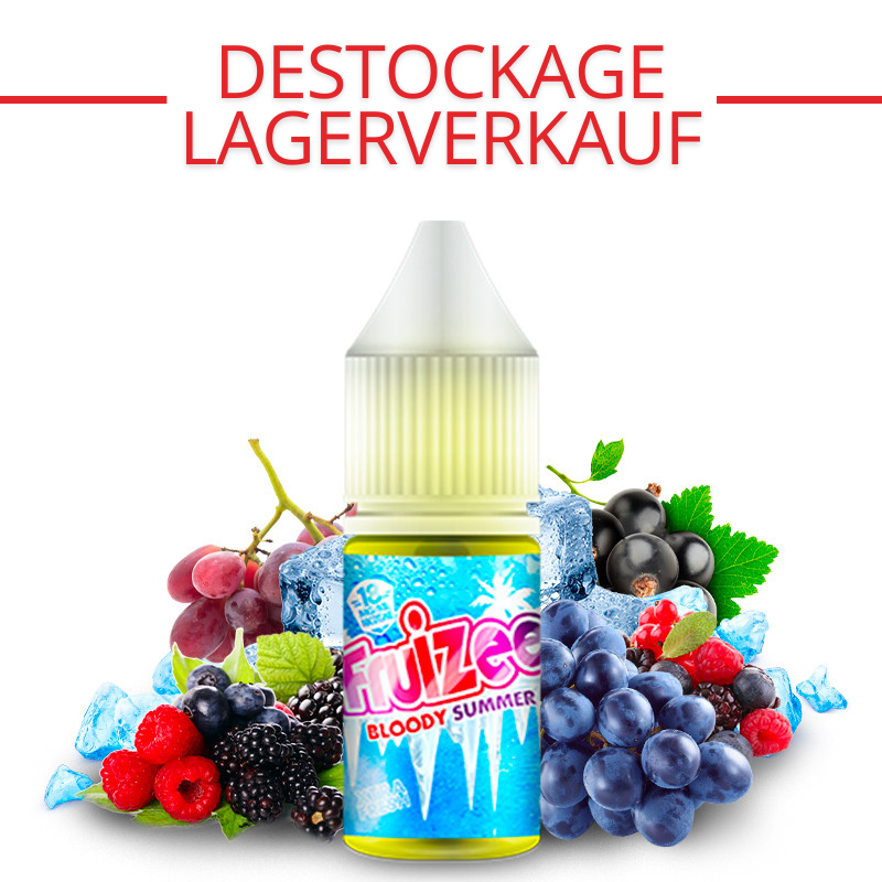 LAGERVERKAUF : Bloody Summer - Fruizee - Eliquid France |10ml - 0 mg