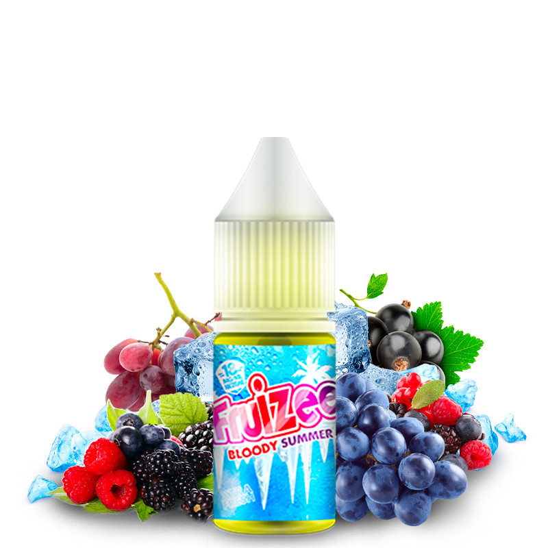 E-liquide Bloody Summer (bonbon, fruits rouges, raisin) - Fruizee 10 ml