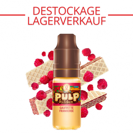 DESTOCKAGE : Gaufrette Framboise - Pulp Kitchen by Pulp | 10ml - 12 mg