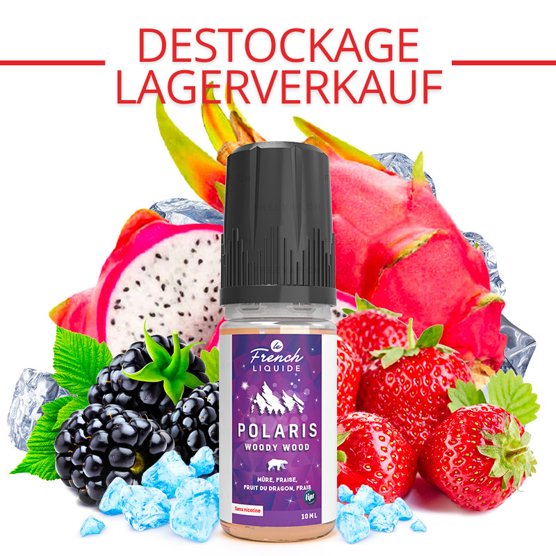 E-Liquid Polaris Woody Wood (Drachenfrucht, Brombeere & Erdbeere) - Le French Liquide | 10ml