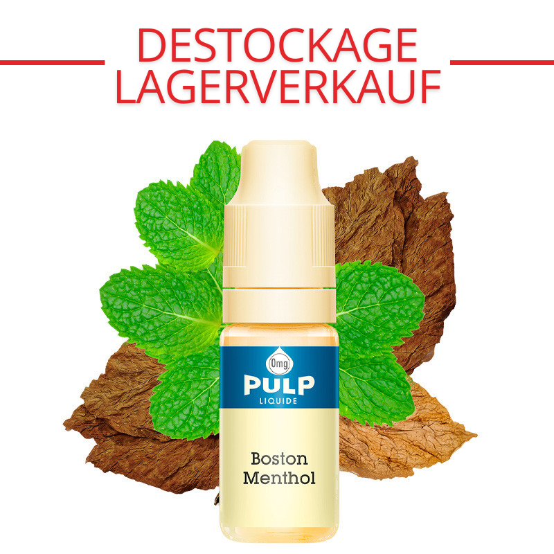 DESTOCKAGE : Boston Menthol - Pulp | 10ml - 3 mg