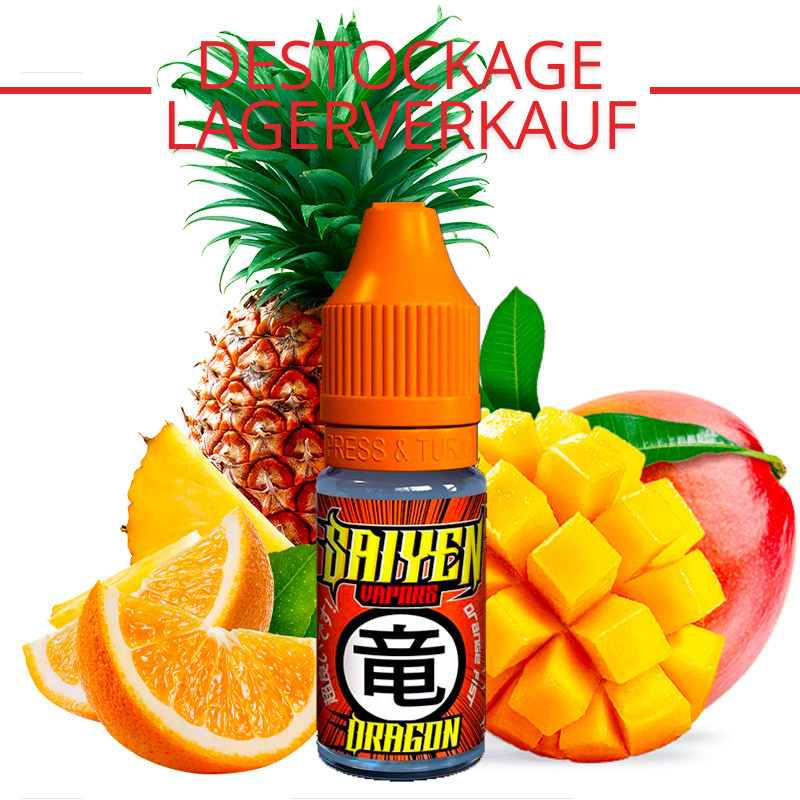 E-Liquid Dragon ( Mango, Ananas & Orange) - Saiyen Vapors 10ml