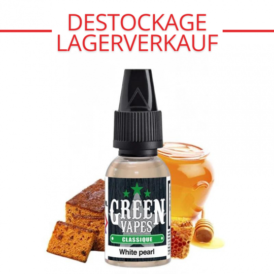 White Pearl (Pfeifentabak, Lebkuchen & Honig) - Green Vapes | 10ml