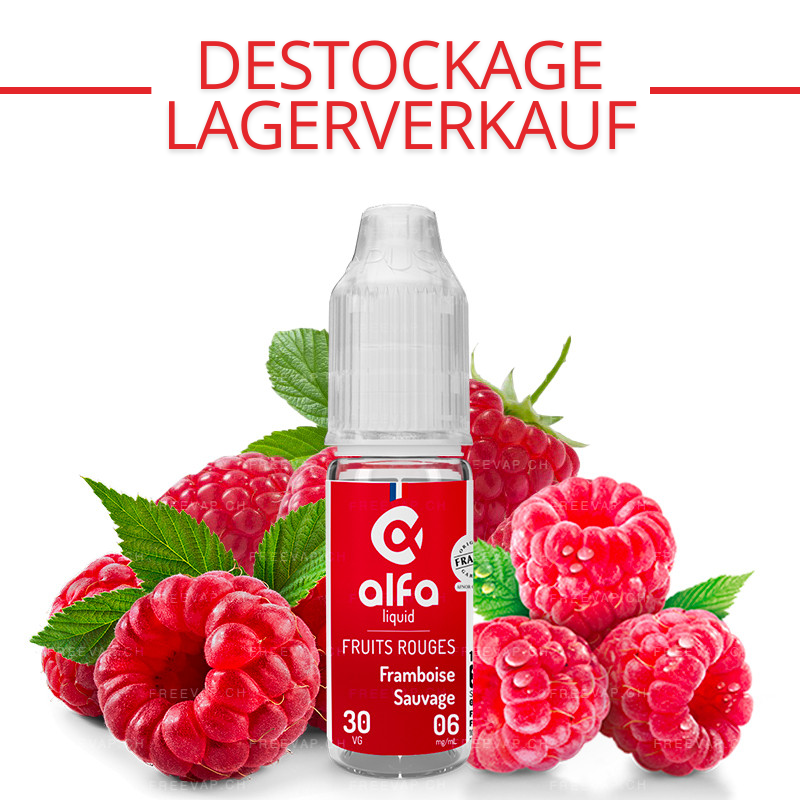 Framboise sauvage 3mg 10ml 50PG/50VG - Alfaliquid