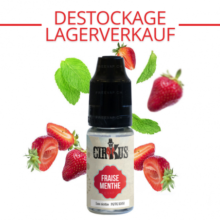 Fraise Menthe 3mg 10ml - CirKus Authentic