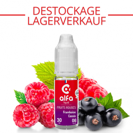 Framboise Cassis 6mg 10ml 50PG/50VG - Alfaliquid