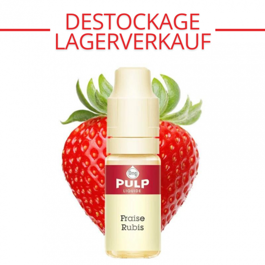 Fraise Rubis 6mg 10ml - Pulp