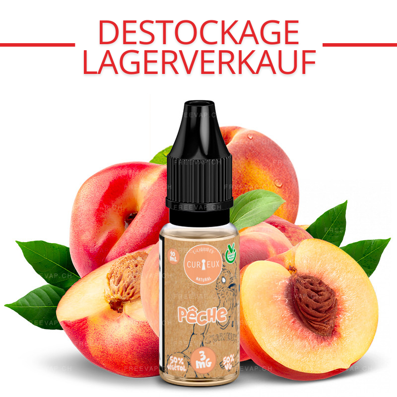 Natural Peach 3mg 10ml - Édition Natural by Curieux