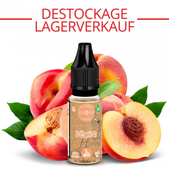 Natural Peach 6mg 10ml - Édition Natural by Curieux