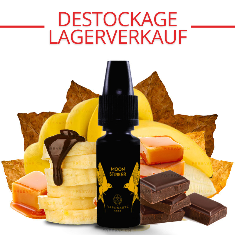 E-liquide classic gourmand Moon Striker 10 ml Aces par Vaponaute