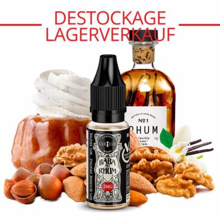 Baba au Rhum 3mg 10ml - Edition Dessert by Curieux