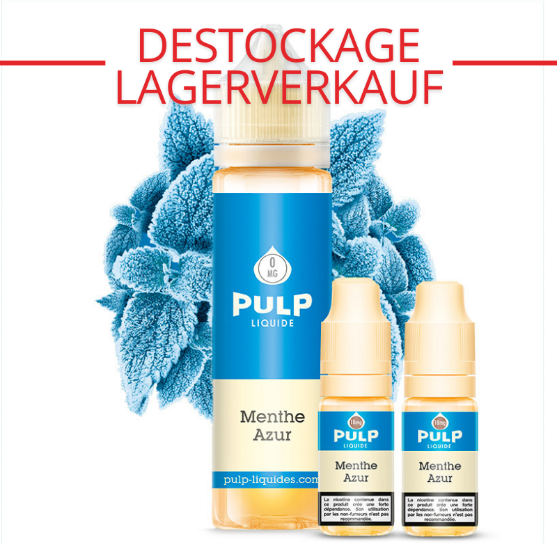 E-Liquid Azur Minze - Pulp | 60 ml mit Nikotin