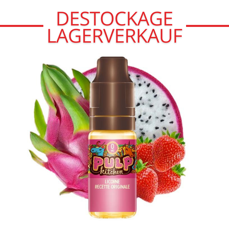 E-Liquid Licorne Recette Originale (Drachenfrucht & Erdbeere) - Pulp Kitchen by Pulp | 10ml