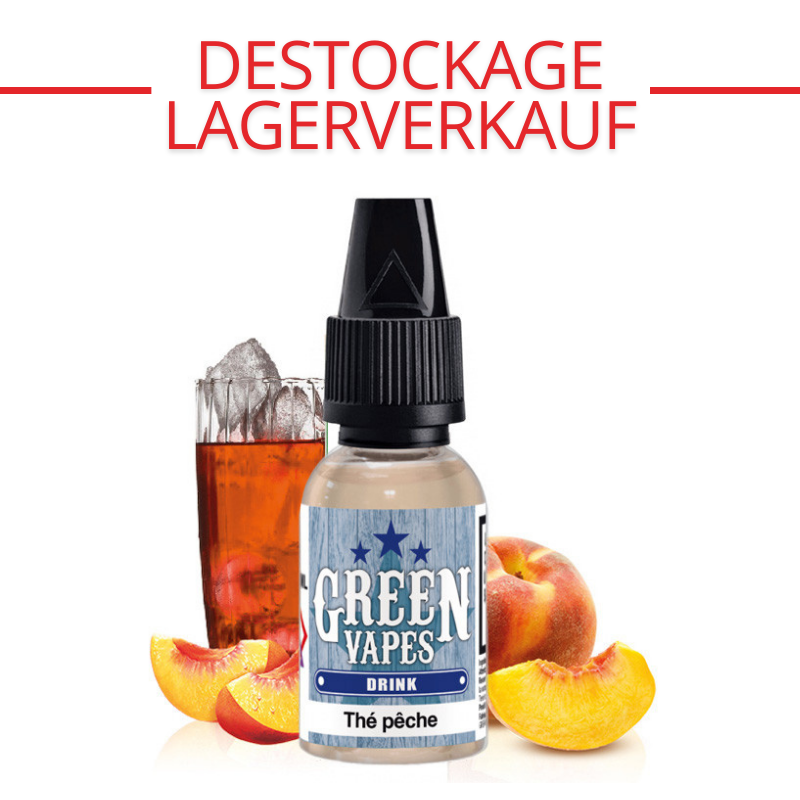 E-liquid Peach Tea - Green Vapes 10 ml