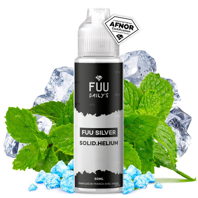 Shortfill E-Liquid Solid Helium - Original Silver by The Fuu 50ml