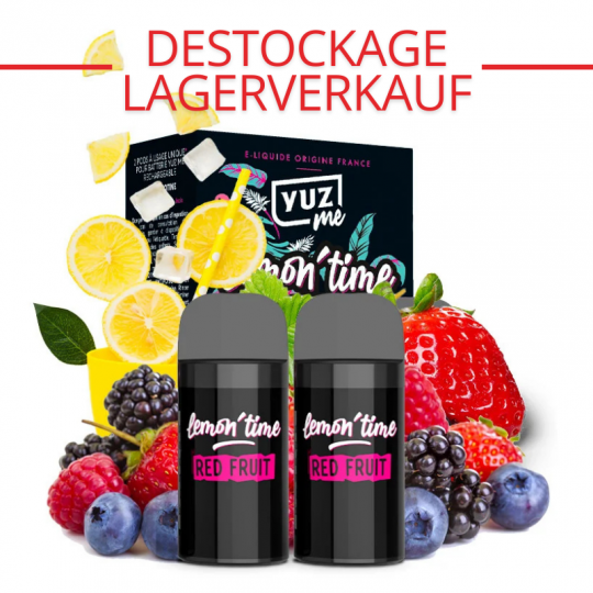 Cartouches Yuz Me - Red Fruit - Yuz by Eliquid France | Pack x2