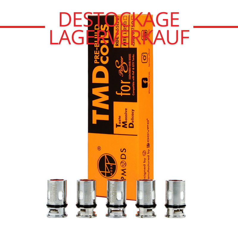 5er Pack Ersatz-Verdampferköpfe TMD - BP Mods