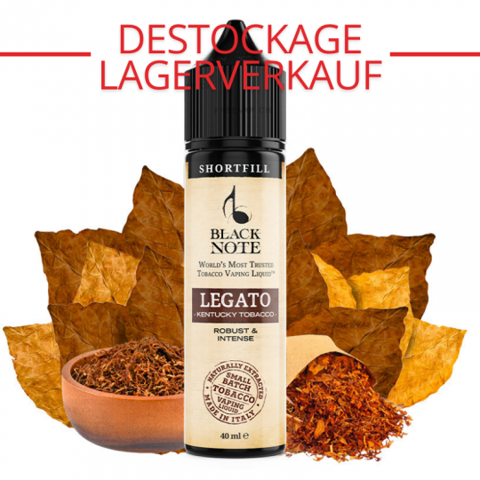 Legato (Kentucky Tobacco) - Black Note | 40 ml "Shortfill 60 ml"