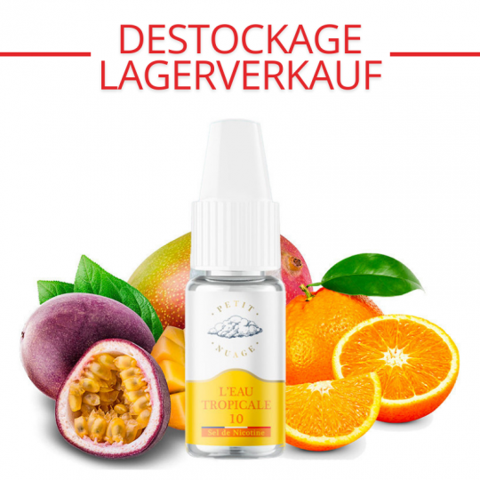 L'Eau Tropicale (Maracuja, Mango & Zitrusfrüchte) - Nikotinsalz - Petit Nuage | 10 ml