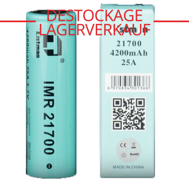 Accu IMR 21700 4200mAh - 25A - Listman