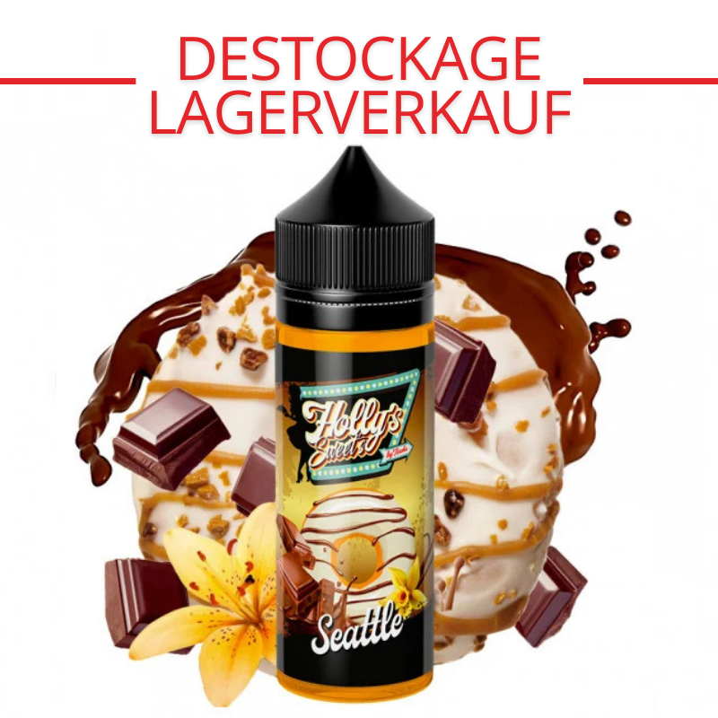 E-Liquid Seattle (Donut, Vanille & Schoki) - Holly's Sweet by Knoks | 50 ml "Shortfill 75 ml"